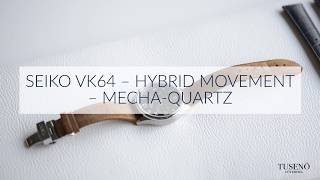 How to operate a Seiko VK64 hybrid movement  mechaquartz [upl. by Islaen866]