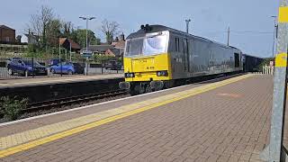 class 60 dc railfreight grey Hungerfordstation [upl. by Kaitlin]