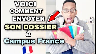 CAMPUS FRANCE  COMMENT SOUMETTRE VOTRE DOSSIER  ÇA PREND 2 SECONDES [upl. by Reggie]