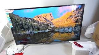 Unboxing Changhong LCD TV LED 40 D1200 [upl. by Evette240]