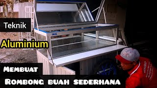 Membuat Rombong buah sederhana Rapih [upl. by Laup]