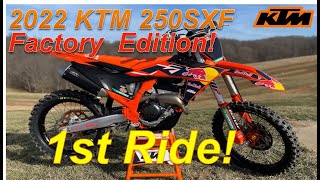 20225 KTM 250SXF Factory Edition First Ride Impressions [upl. by Celik]