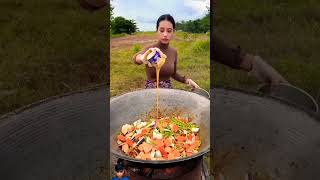 Gile carry cooking 😋😋food streetfood cooking shorts [upl. by Dola]