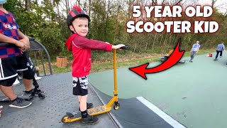 AWESOME 5 YEAR OLD SCOOTER KID [upl. by Maclaine829]