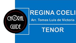 Regina Coeli Laetare  TENOR  TL de Victoria [upl. by Anot]