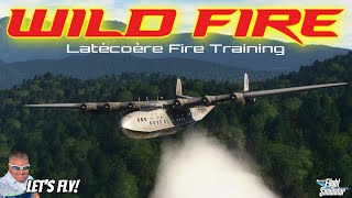 Massive Latécoère 631 Firefighting Tanker Training In Vancouver Microsoft Flight Simulator Xbox [upl. by Ogilvie]