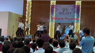 Class 11 welcome program vlog of galaxy school dhangadhi 😍 [upl. by Anawaj180]