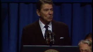 President Reagans Remarks at the University of Notre Dame on March 9 1988 [upl. by Penrod]