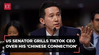 TikTok CEO denies links with Communist Party of China says Im Singaporean  US Senate hearing [upl. by Yenaiv]