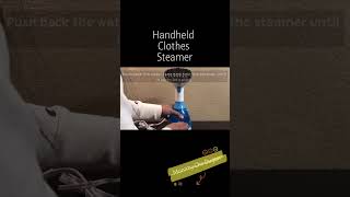 👚Handheld Clothes Steamer  How to use it [upl. by Aehs]