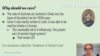 Code Of Justinian [upl. by Rodi]