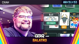 Balatro by Cixah in 5153  Summer Games Done Quick 2024 [upl. by Arak]