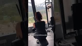 GYM EQUIPMENT IN Lat pull down machine with Seated Row dual Machine gymequipment gym [upl. by Arakal443]