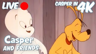 Learning to be Kind  Livestream 🔴  Casper And Friends In 4K  Cartoons for Kids [upl. by Acinorav927]