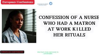 CONFESSION OF A NURSE WHO HAD A MATRONAT WORK K1LLEDHER RITUALS [upl. by Tobey]