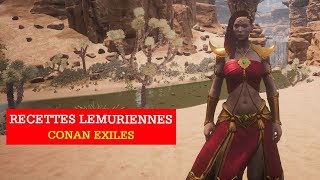 Recettes des armures de lémurien de la Reine Sorcière  Conan Exiles [upl. by Nita]