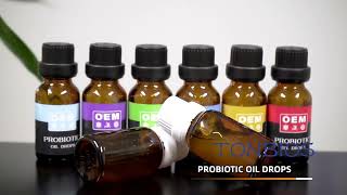 Probiotic oil drops carefully selected bacteria strains are safer and healthier [upl. by Jentoft]