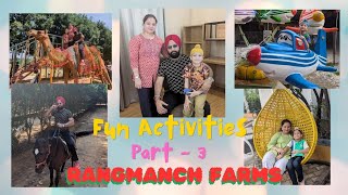 Rangmanch Farms Part 3 😁 Arjun ban gaya vlogger 🙃 [upl. by Ferdie]