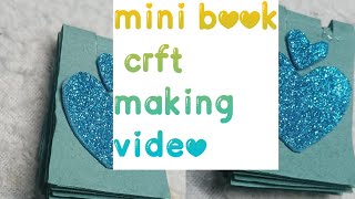 how to making mini book craftCARFTAR [upl. by Wiltshire181]