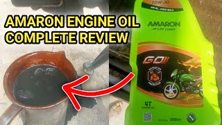 Amaron 4T Engine Oil Review [upl. by Larkin]