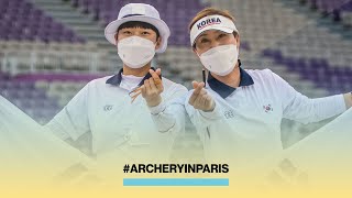 Recurve women  Watch Party  ArcheryinParis [upl. by Ennadroj]