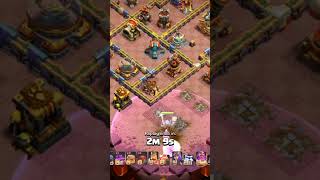 Crazy value with warden fireball 🔥🤯  shorts clashofclans [upl. by Amery]