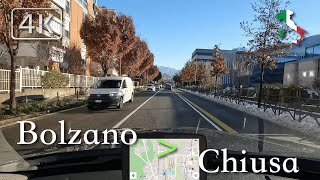 Scenic Drive Trentino Alto Adige Südtirol Italy Bolzano ⩾ Chiusa December  🌞 [upl. by Caron]