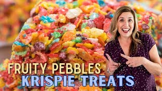 Fruity Pebble Krispie Treats [upl. by Maryrose201]