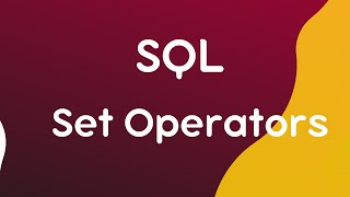 SQL Set Operators  CTAS Backup of a Table  SQL Videos [upl. by Iphagenia]