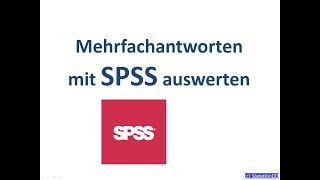 Mehrfachantworten auswerten und interpretieren SPSS [upl. by Vincenz]