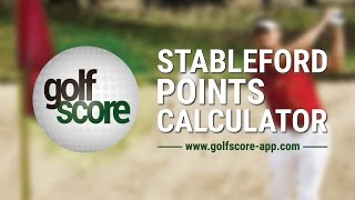 Golf Score app  Stableford points calculator [upl. by Enelhtak]