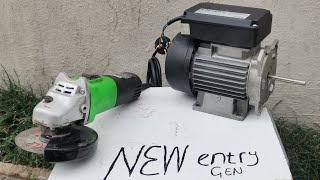 induction motor to generator  how to make generator  diy electricity generator diy ac generator [upl. by Koh648]