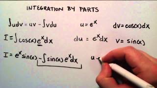 Integration by Parts  Example 2 [upl. by Airdnal]