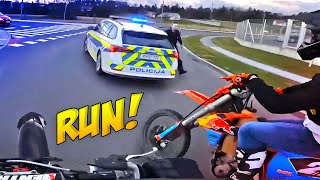 BIKERS VS COPS  Best Motorcycle Police Chases 2024 [upl. by Staw]