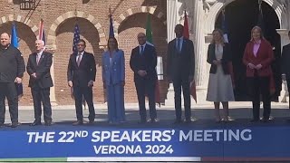 G7 Parlamenti a Verona impegno per sicurezza e sviluppo [upl. by Azmah]