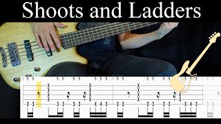 Shoots and Ladders Korn  BASS ONLY Bass Cover With Tabs [upl. by Nimrak141]