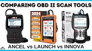 Comparing OBD II Scan Tools LAUNCH X341 vs INNOVA 5210 vs ANCEL AD310 [upl. by Close852]