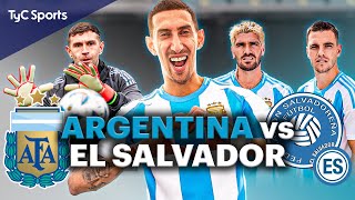 EN VIVO 🔴 ARGENTINA vs EL SALVADOR  Amistoso fecha FIFA ⚽ ¡Juega la SCALONETA por TyC SPORTS [upl. by Nylleoj]