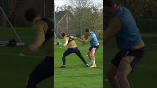 1v1s  Dom Hyam vs Joe RankinCostello  football or wrestling Rovers BlackburnRovers Football [upl. by Fania]