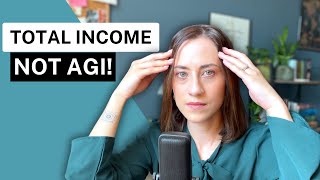 TOTAL INCOME vs AGI on I864 Affidavit of Support [upl. by Arytahs]