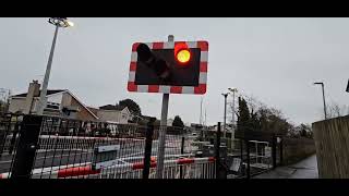 Cullybackey North Level Crossing Ballymena Thursday March 21032024 [upl. by Wiatt457]