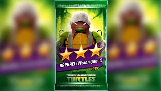 Raphael Vision Quest Pack opening Teenage Mutant Ninja Turtles Legends gameplay 410 [upl. by Ravens347]