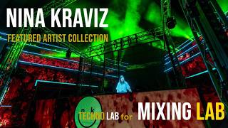 Nina Kraviz  Deep amp Raw Techno  Featured Artists Collection  Original Set by TechnoLabMusic [upl. by Nodab]