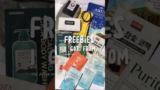 Skincare FREEbies subscribe skincare freebies kbeauty viral [upl. by Laurette860]