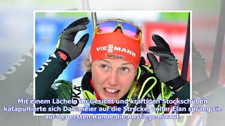 Biathlon Antholz Sprint der Damen mit Dahlmeier Herrmann Hildebrand [upl. by Weiler]