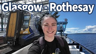 Trip to Rothesay with Scotrail amp CalMac ferries [upl. by Aziza]