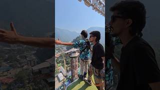 Splash Bungy Rishikesh bungee bungeejumping jumping adventure trending viral bungy shorts [upl. by Salvucci]