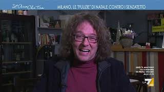 Pulizie di Natale a Milano contro i senzatetto Don Luca Favarin quotÈ un cortocircuito come [upl. by Gibbeon]