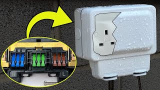 How to EASILY install an Outdoor Socket  MK Master Seal Plus with Rapid Fix [upl. by Forsta]