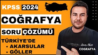 14 KPSS 2024 I Türkiyede Akarsular Ve Göller I SORU ÇÖZÜMÜ I Enes Hoca kpsscoğrafya kpss2024 [upl. by Kcirdle225]